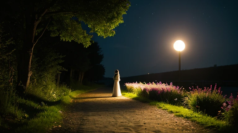 Moonlit path