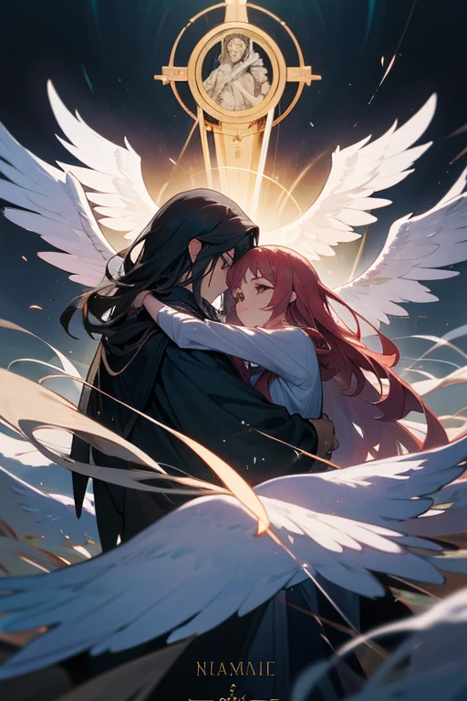title: Wings of Redemption Part 1:
Em um reino celestial, os anjos eram governados por um conselho supremo liderado pelo Arcanjo Miguel. O anjo proibido de se apaixonar, Lysander, era conhecido por sua lealdade e virtude, until the day his heart was stolen by a human named Elena. The love between them was intense and genuine, defying divine laws that prohibited union between angels and humans.
When jealousy and envy spread among the other angels, Lysander foi levado perante o conselho celestial para ser julgado. Accusations of treason echoed through the heavenly halls, echoing the sound of the hammer of divine justice. O Arcanjo Miguel, in your relentless wisdom, proclaimed that Lysander must choose between abandoning Elena and losing his wings of light or facing the wrath of the heavens and becoming an exile.
Determinado a proteger sua amada a qualquer custo, Lysander decidiu se render aos seus companheiros angelicais, knowing that his decision would have devastating consequences. Elena's tears bathed his feet as he was dragged away., your heart broken and your soul on fire.
Parte 2:
In a gloomy mansion, a nameless , abandoned to its fate, era mantida em cativeiro pelo cruel Conde Maximilian. His innocence shone amidst the darkness that surrounded him., while he longed for freedom and hope.
Enquanto isso, em um local distante e escondido, Eva, a empregada corajosa, descobria segredos antigos sobre a verdadeira identidade do garoto sem nome. In an ancient and enigmatic temple, ela encontrou antigos pergaminhos que falavam da profecia de um ser celestial destinado a unir os reinos divino e terreno. The sacred words revealed that the nameless boyOur story takes place in a small town, surrounded by imposing mansions and large mountains and with an atmosphere of tension and desolation. The narrow streets are covered in dense fog, que se arrasta sinistramente pelos becos vazios. As casas, de aspecto decadente, parecem observar o