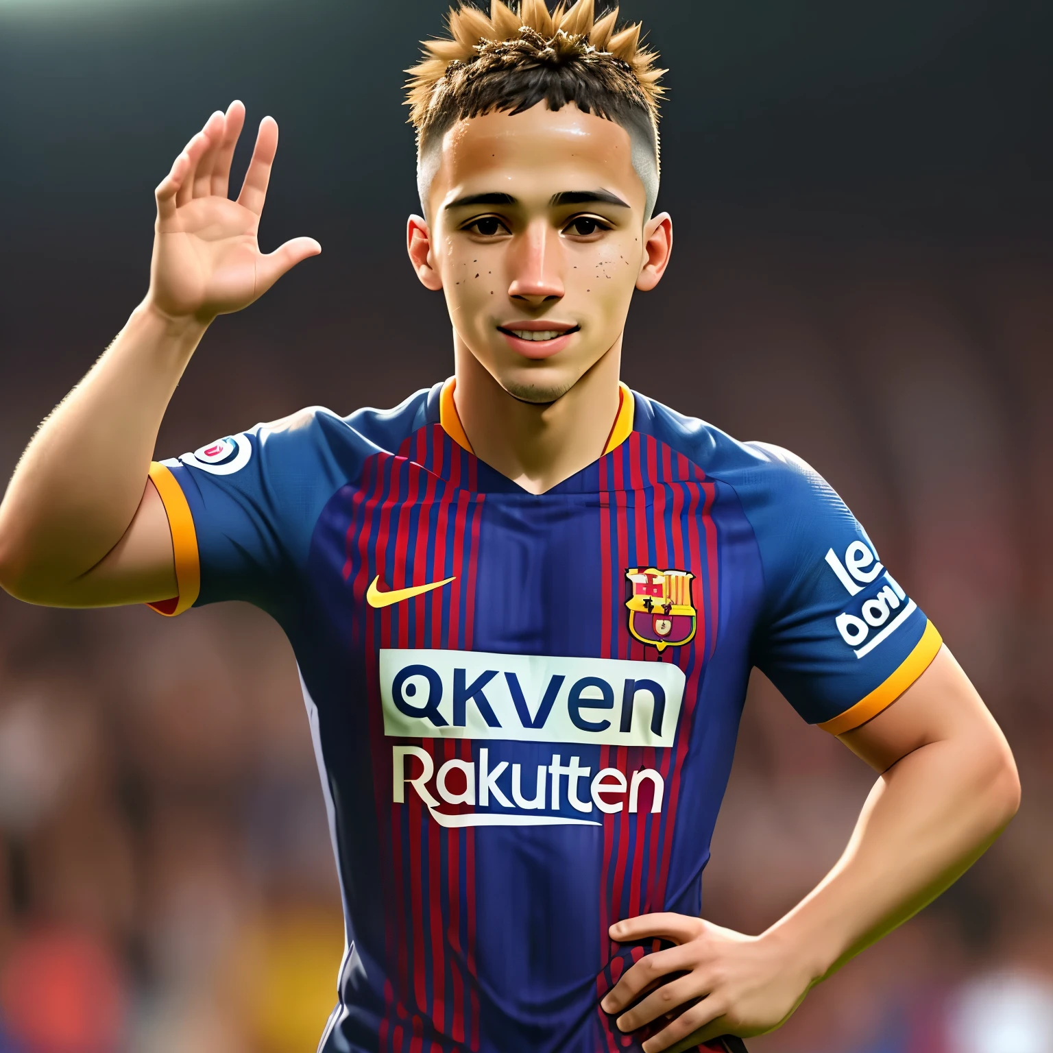 Barcelona player called Rodrigo with the number 4 on his back