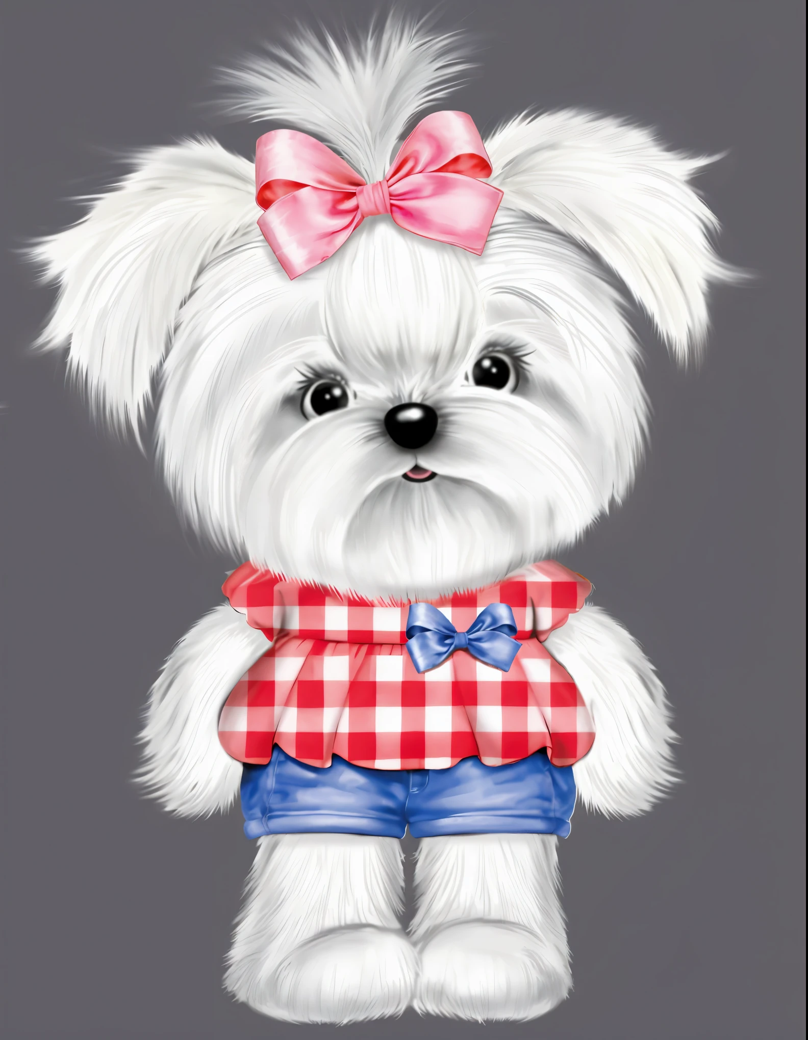 dog bem definido, fantastic digital painting