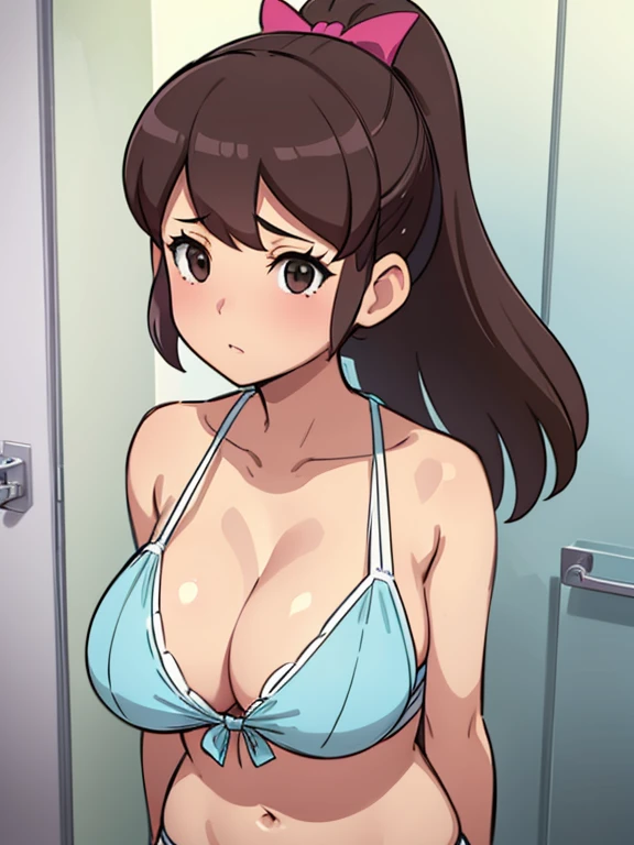 Shot in the changing room,whole body(Mastepiece,1 Girl, alone,,Girl) (Kodama Fumika)Big Breasts、Cleavage、bikini