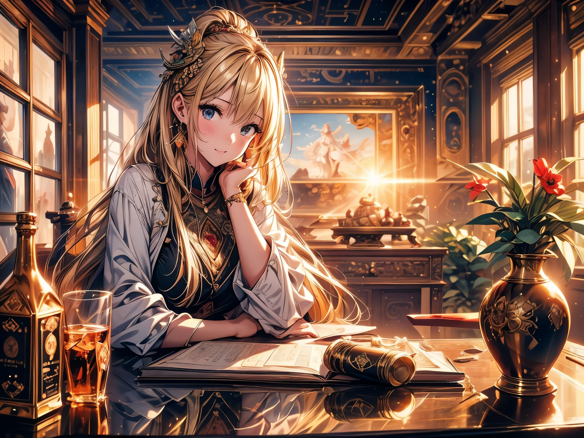 (original photo, best quality), (Practical, photo-Practical:1.3),best quality,Very detailed,masterpiece,Super detailed,illustration,1 Girl,superior_Body,Dynamic Angle,world masterpiece theater,messy_long_hair,best quality,Extremely detailed CG Unity 8K wallpaper,ink,Astonishing,Movie Lighting,lens_Flare, Dunhuang_style