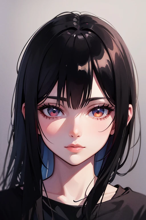 High resolution,masterpiece,One beautiful girl.Almond Eye,Hidden behind a false smile at night,I found a fragment of the truth,The difficulty of believing,Even though I know it, I still reach out,Close up of face,Side Lighting  