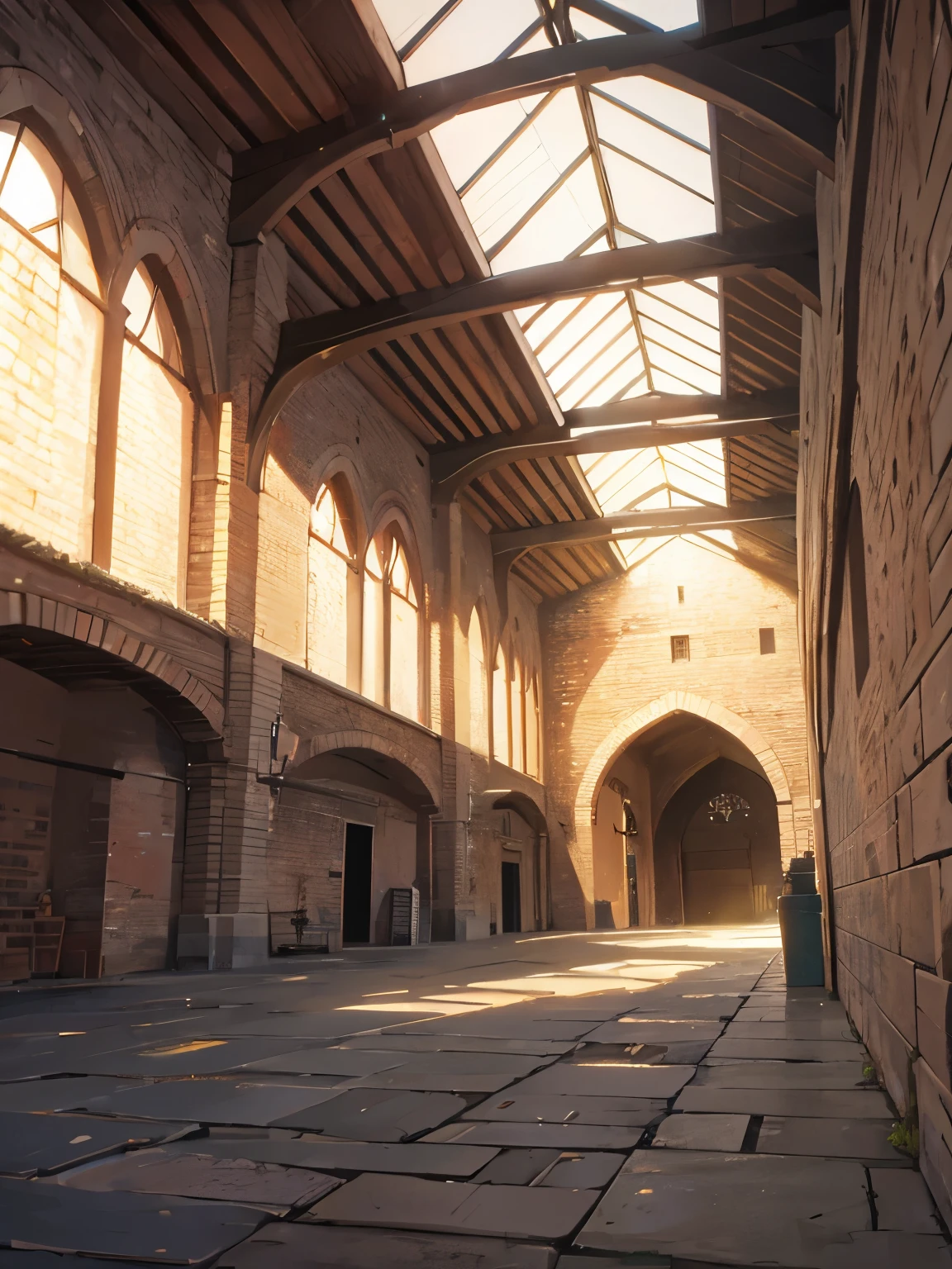 medieval, warehouse, medieval city, outside 