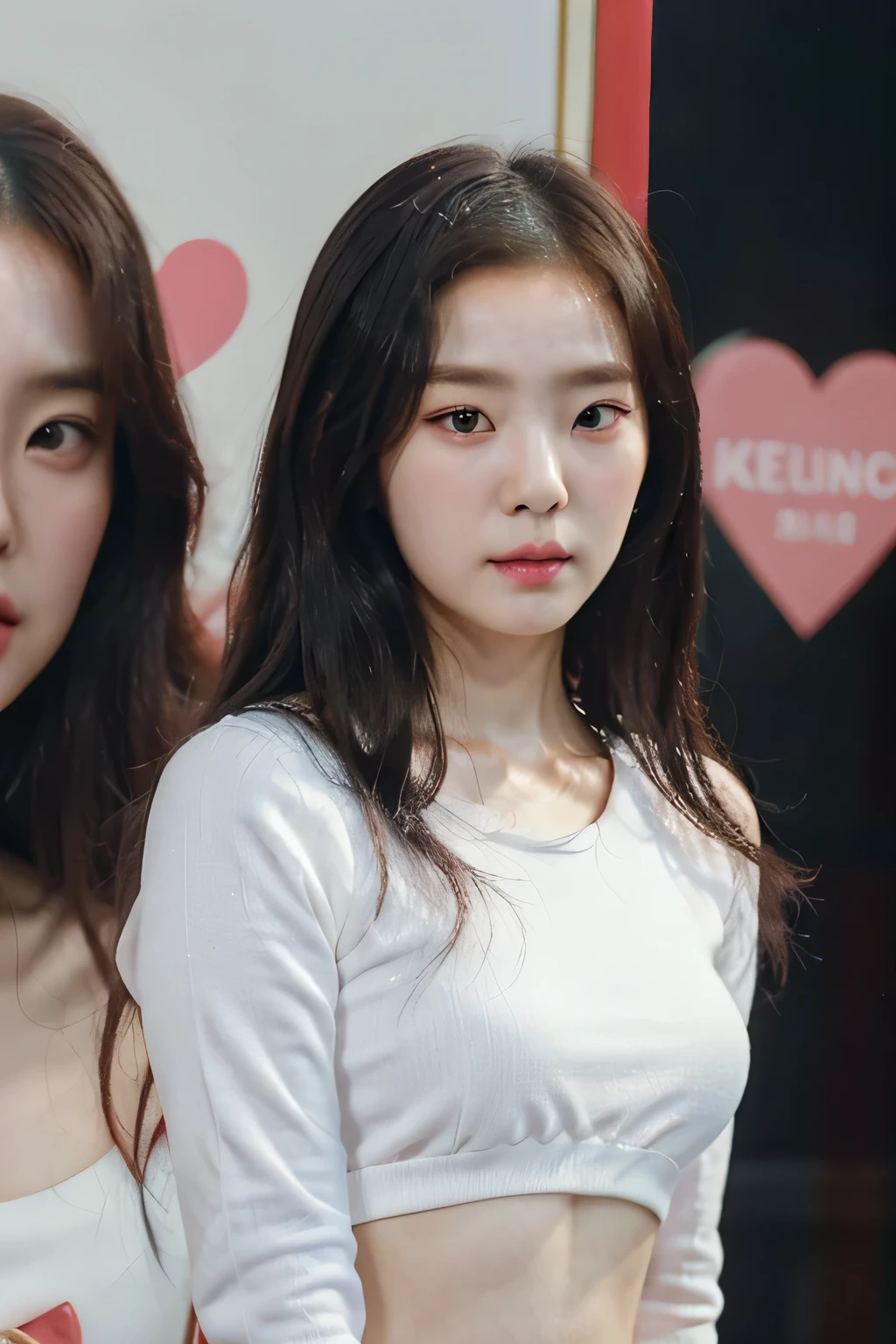 hd, realistic, south korean girl, kpop idol, 21 yrs old, cute diligent, heart shaped faced, doe eyes, cute outfit, black hair, lee ji-eun a spoiled rich, cute, smart, talented, rude, charming, sexy, delicate, beautiful innocent(innocently looking at the least) 21 yrs old korean younger sister, IU
