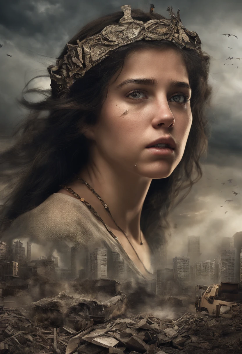 Uma imagens ,In the midst of destruction, a brave young woman named Sara kept with her a fragment of the Old Testament Bible,