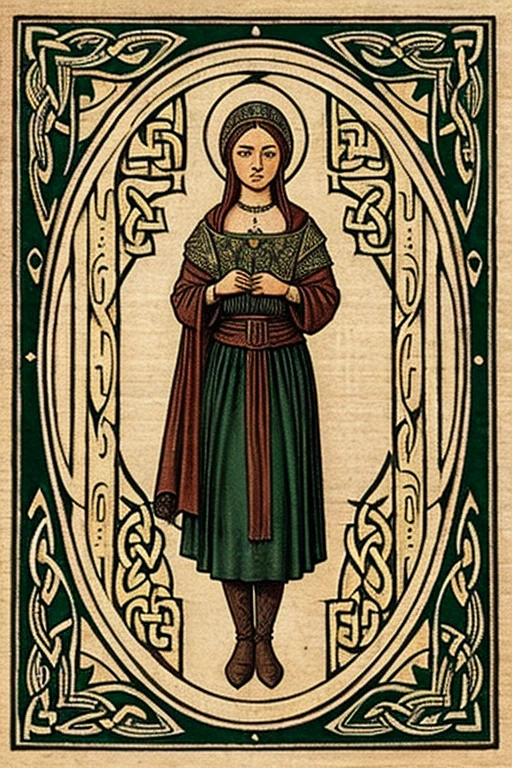 celtic woven ornamentic, medieval style