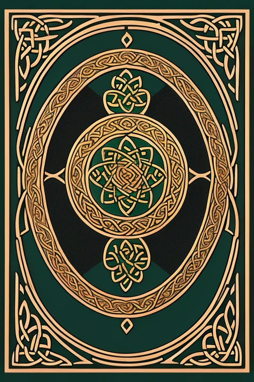 celtic woven ornamentic, medieval style