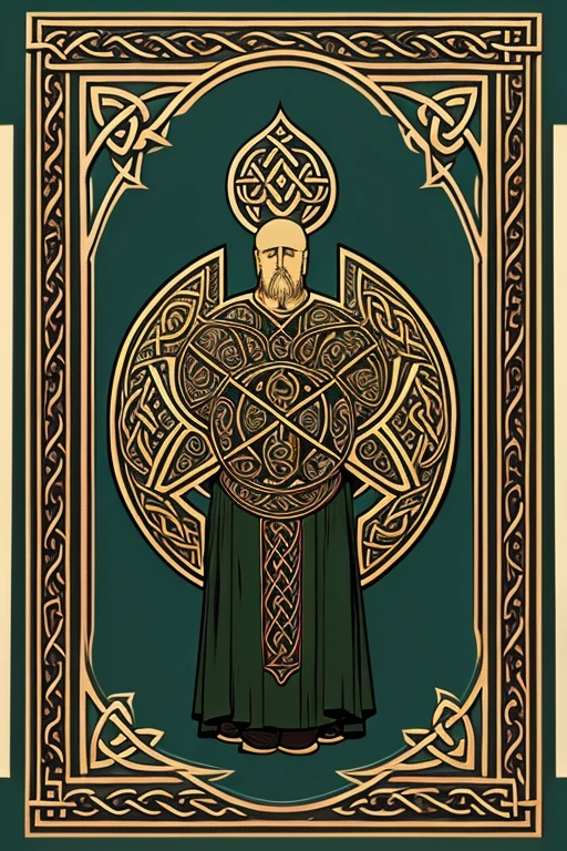 celtic woven ornamentic, medieval style