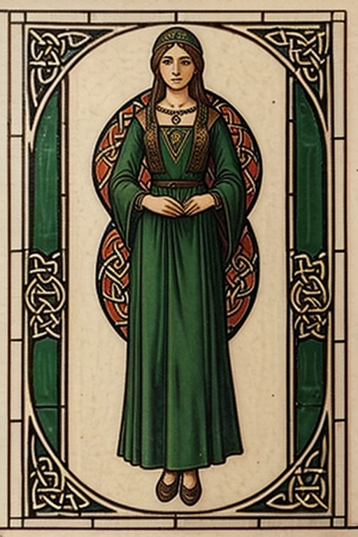 celtic woven ornamentic, medieval style, as a repeatable tile, no human figures