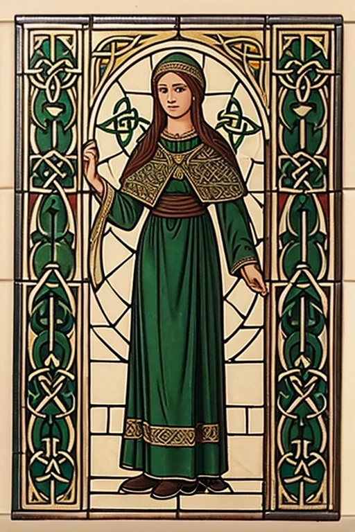 celtic woven ornamentic, medieval style, as a repeatable tile, no human figures