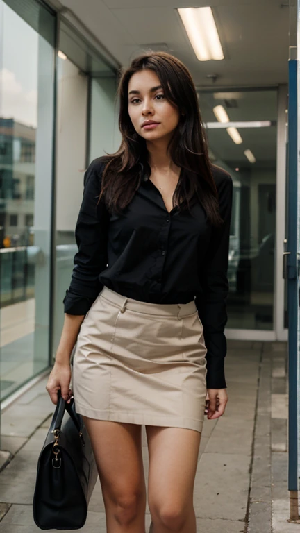 Raise a young businesswoman 