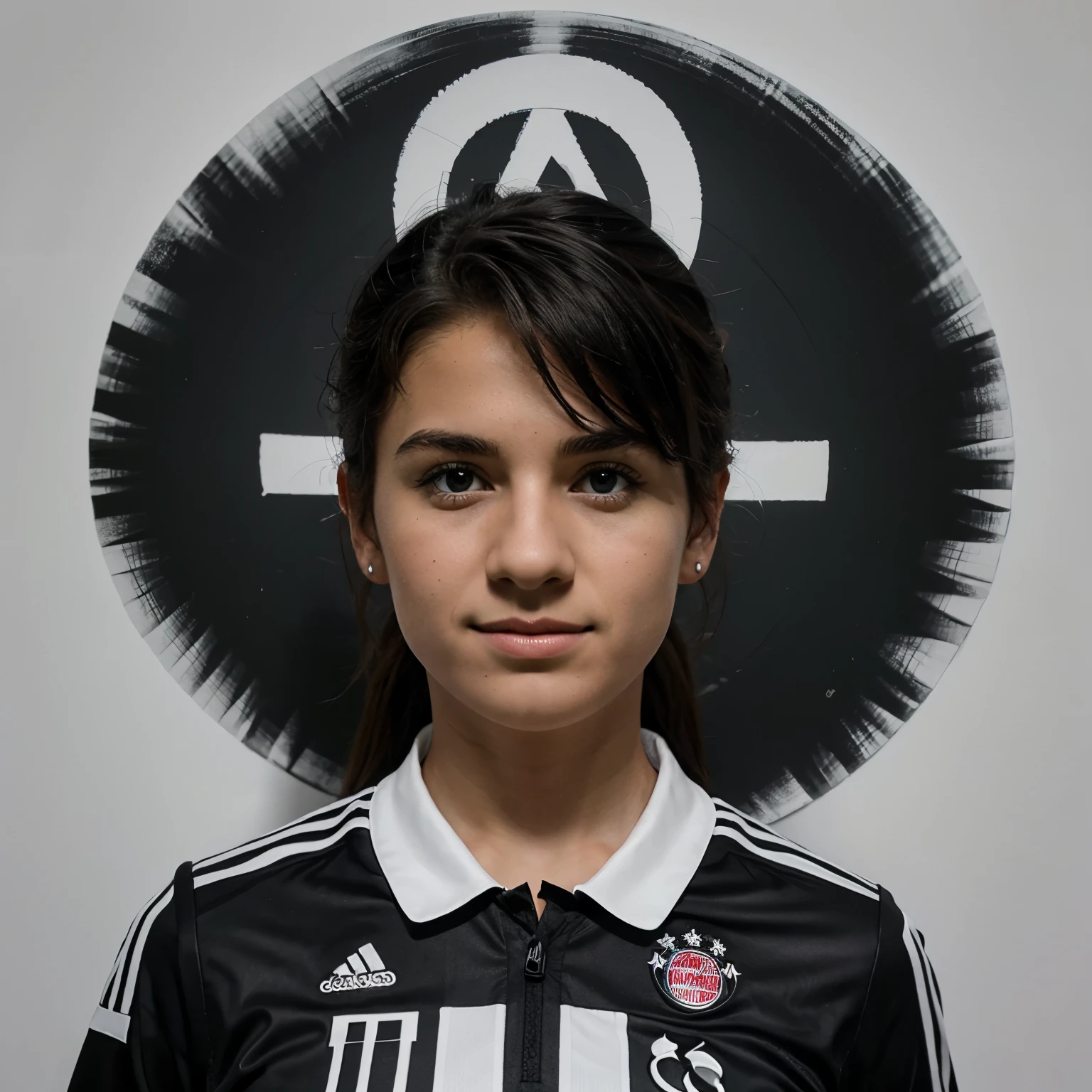 Create a black and white Bayern müchen under 13 signing design