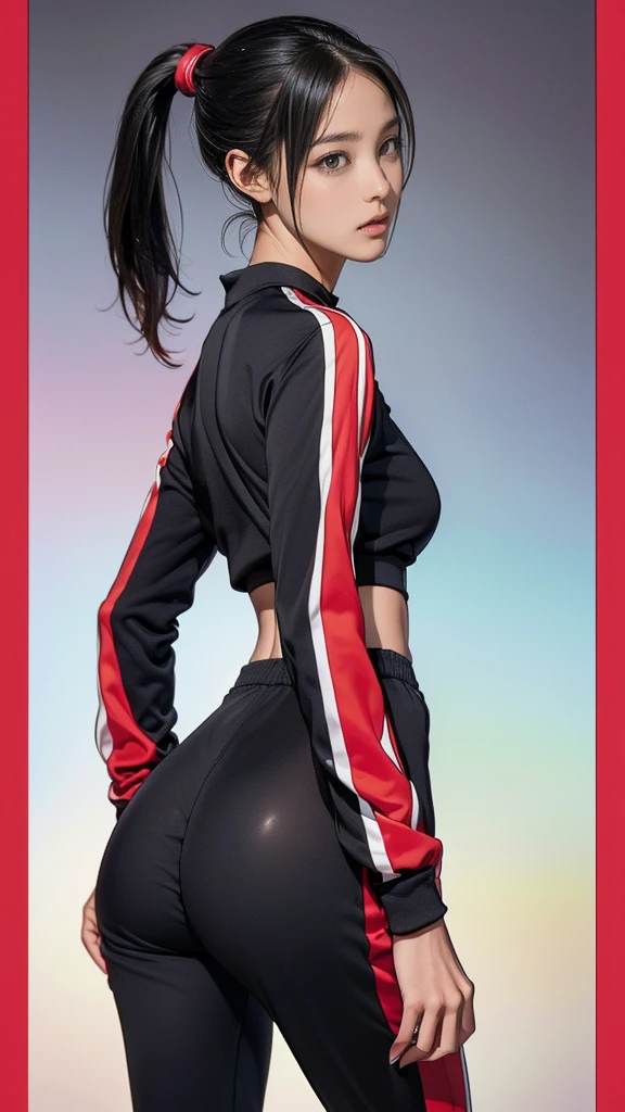 8k, RAW Photos, (((She is in the middle of sex))),Intense sex,highest quality, masterpiece, Realistic, Realistic, (1 Ultimate beauty), middle aged, Highly detailed face, fine grain, double eyelid, eyelash, Lip details, Big Breasts, ((Tracksuits:1.2)), Cowboy Shot, (Athletics Stadium), Soft Light, ((Written boundary depth))
Proceed with caution,((13-year-old girl, Black Hair, ponytail)), (((slim, Tight waist, Thin thighs, Thin arms))), (((Rear View, Realistic buttocks, Very small ass, retrospective diagram)))