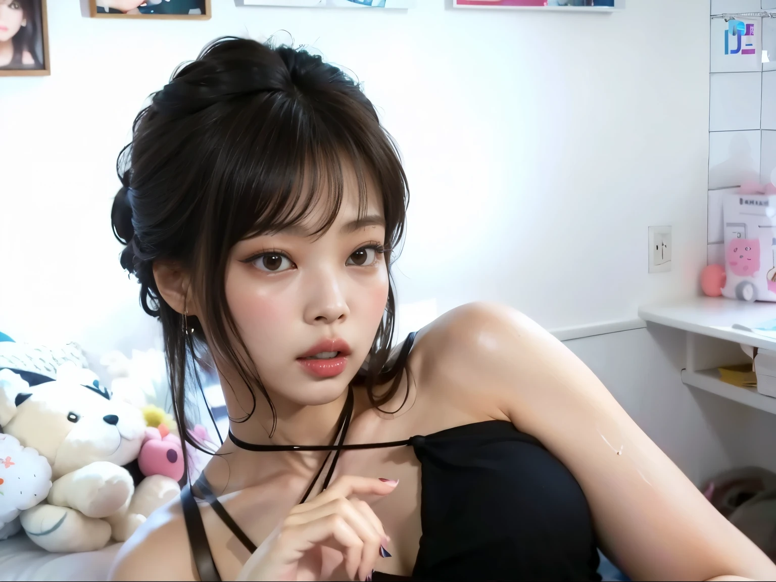 Jenni Blackpink HD with cute lips and huge 