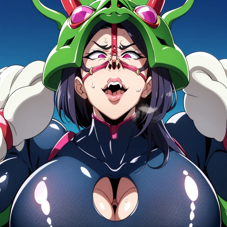 ((anime、エロanime、Angel Blade、official、 Tentacles_breastgrab、Tentacles、grab、Raise your arms、Tentacles,口の中の巨大なTentacles、Thick Tentacless in the mouth、Blowjob、deep throat、suspension、Double penetration、巨大なTentacles、巨大なTentaclesセックス、Vaginal中の大きなTentacles、複数のTentaclesセックス、Vaginal中の複数のTentacles、背景でいっぱいTentacles、Tentacles穴、Tentaclesセックス、Tentacles絶頂、Tentaclesが腕にからむ、Tentaclesが足にからむ、Tentaclesが胸にからむ、Tentacles挿入)) 、(Tentacless, Tentacless sex, Vaginal), Mature Woman、(masterpiece、High resolution、high quality:1.2,Heterosexual,Spread your legs)、(Big Breasts:1.3,Nipples are visible、Glowing Skin:1.5),Narrow eyes,A chest with a strong presence,Cinema Lighting、((Twin tails、Dark Brown Hair )、 ((Moena))、(Clear images),(Narrow eyes、Slit eyes)、1 girl、blush、Sweat、Helmet、(visor\(armor\):1.3)、Heart Color、corset、topless、- Elbow hand pockets、Garter Straps、Thigh-high boots、tattoo)、Dark Cave、Dark Prison、Dark Dungeon、