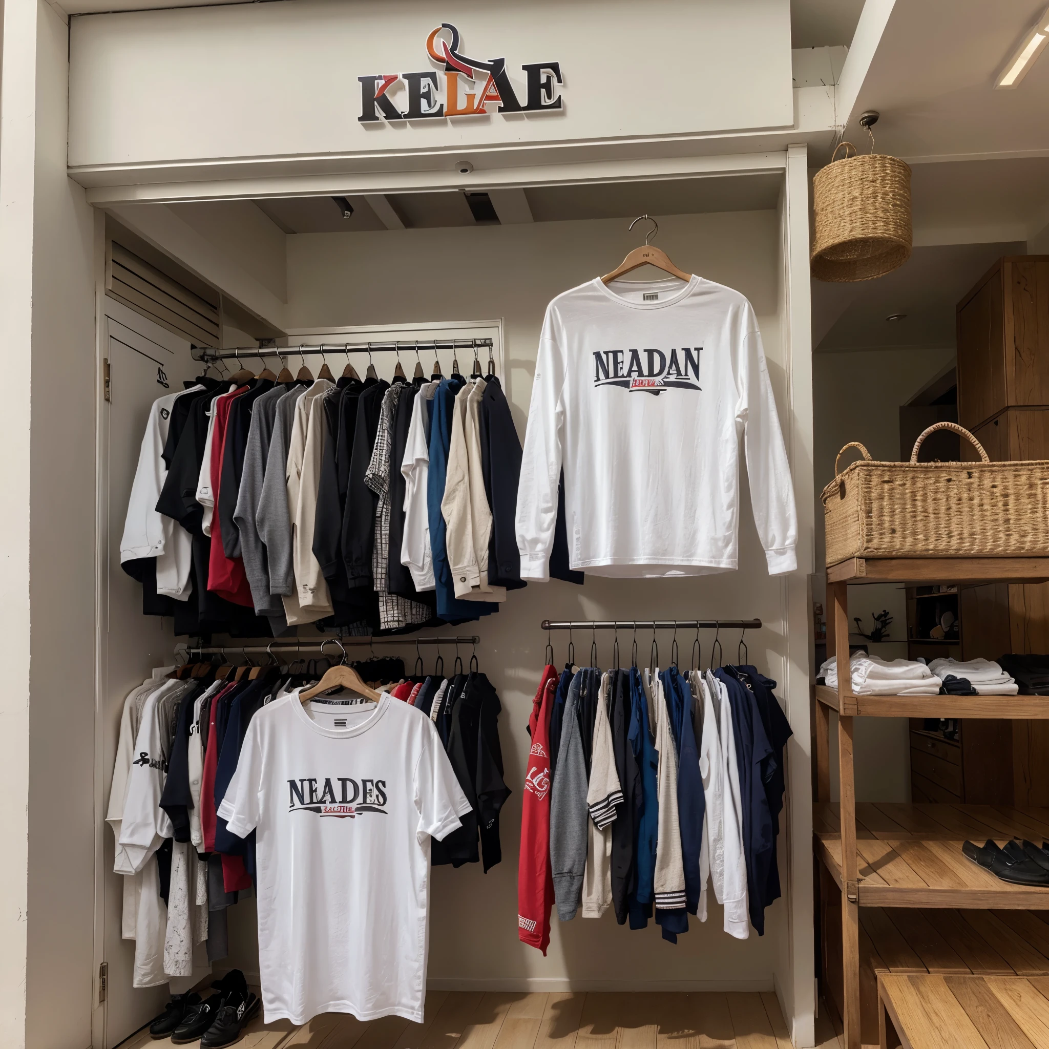 logo, tienda, ropa, con letras que digan: Variedades Felix.