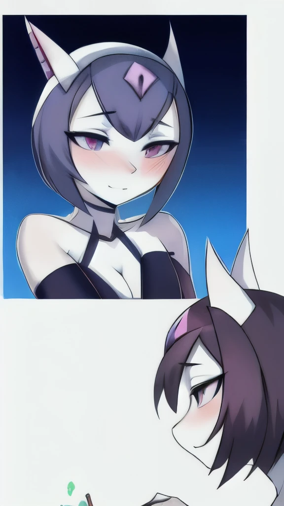 Dark-haired girl, Rachnera Ver. 3/36, с playfullyй п-кицунэ рядом с ней - повседневно, intimate drawing style, field of view focused on the duo, sharp focus on Rachnera's expressive face, detailed image of Rachnera's sleek look, raven-colored hair, Intricate lines, highlighting her facial features, photorealistic lighting, highlighting the shine of her hair, trending on pixiv (masterpiece:1.0), (best_quality:1.0), ultra high resolution, ultra detailed, S2 art, Rachner in simple, but in a charming outfit, playfully