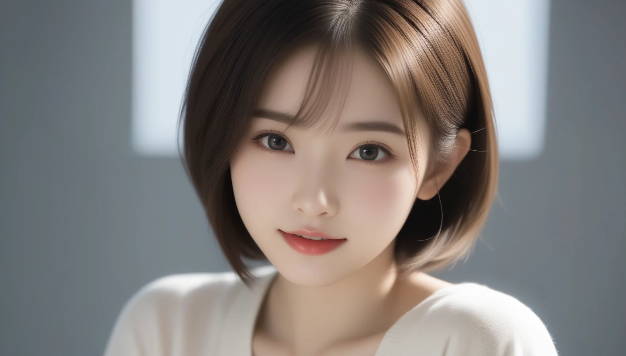 8K, 超High resolution, highest quality, masterpiece, 超Realisticな, photograph, 1 girl, (16 years old:1.3), pretty girl, Cute face, Beautiful eyes in every detail,masterpiece, (((Tabletop))), (Portraiture), Ayaka, Diffuse Light, Dynamic Shadows, Sharp focus, Realistic, detailed, High resolution, Absurd, White Background, (squeeze), When you look to the side, V Arm, T-Shirts, No bra,((Spread your thighs))、Sexy pose、See through 、Look at the audience、beauty,Long neck、Smile a little、Please close your mouth and laugh、(((Ideal body proportions))),A cup small breasts :2,、Portraiture:2、Perfect Anatomy、Vivid details、detailed、超Realisticな、Light and shadow,Strong light,Fashion magazine cover,Thin lips