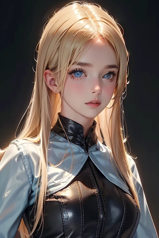 beautiful girl, Blonde hair, blue eyes big, cute face sexy pose top and rock, UHD, masterpiece, anatomically correct, Textured leather, Super Detail, High detail, high quality, Best quality, a high resolution, 8k