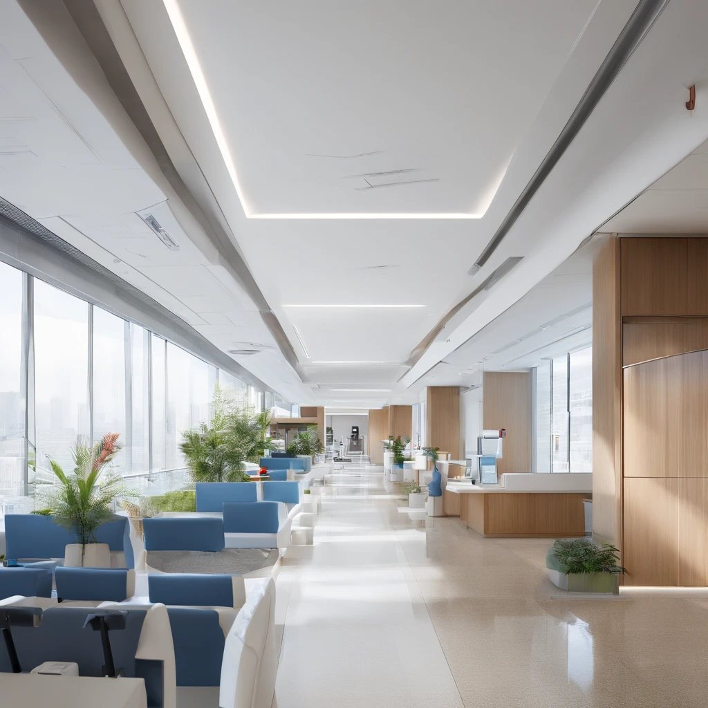 Unmanned Hospital、Large Hospital、Unmanned front desk