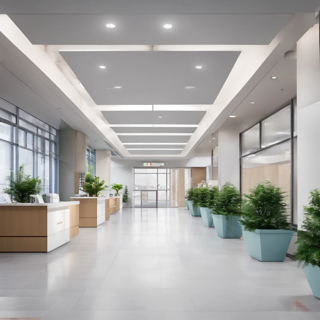 Unmanned Hospital、Large Hospital、Unmanned front desk