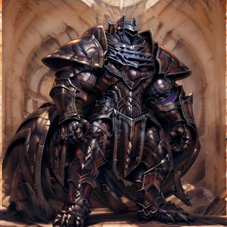 BlackKnight_fe, (masterpiece, best quality, detailed:1.2) detailed full body, a knight's mechanical armor, glowing wide and heavy armor, wears full body armor. massive muscles, huge pecs, chiseled abs, huge pectorals, exaggeratedly huge muscles. wearing a cloak. unusually developed muscular body big muscle, pecs, triceps, traps, waist narrow, unusually developed muscular body, Dark knight,
The claws are sharp,
Sharp teeth,