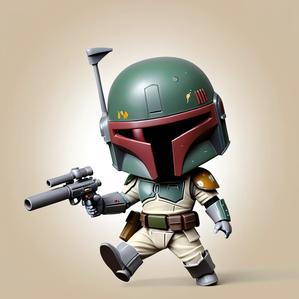 chibi, boba fett,
masterpiece, best quality, high quality,
(plain background:0.5),
