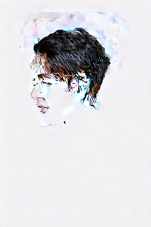 (masterpiece, best quality:1.2), 1boy:1.3, solo, boy_hair, side view, night, city, lighting, street, blurry background, close up,