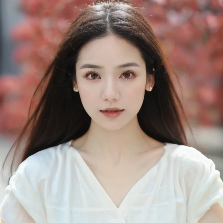 (realistic、masterpiece、Best Quality、8K、highres、high resolution:1.3)、1 girl、pale white skin、looking at viewers、super fine face and eyes、upper body、