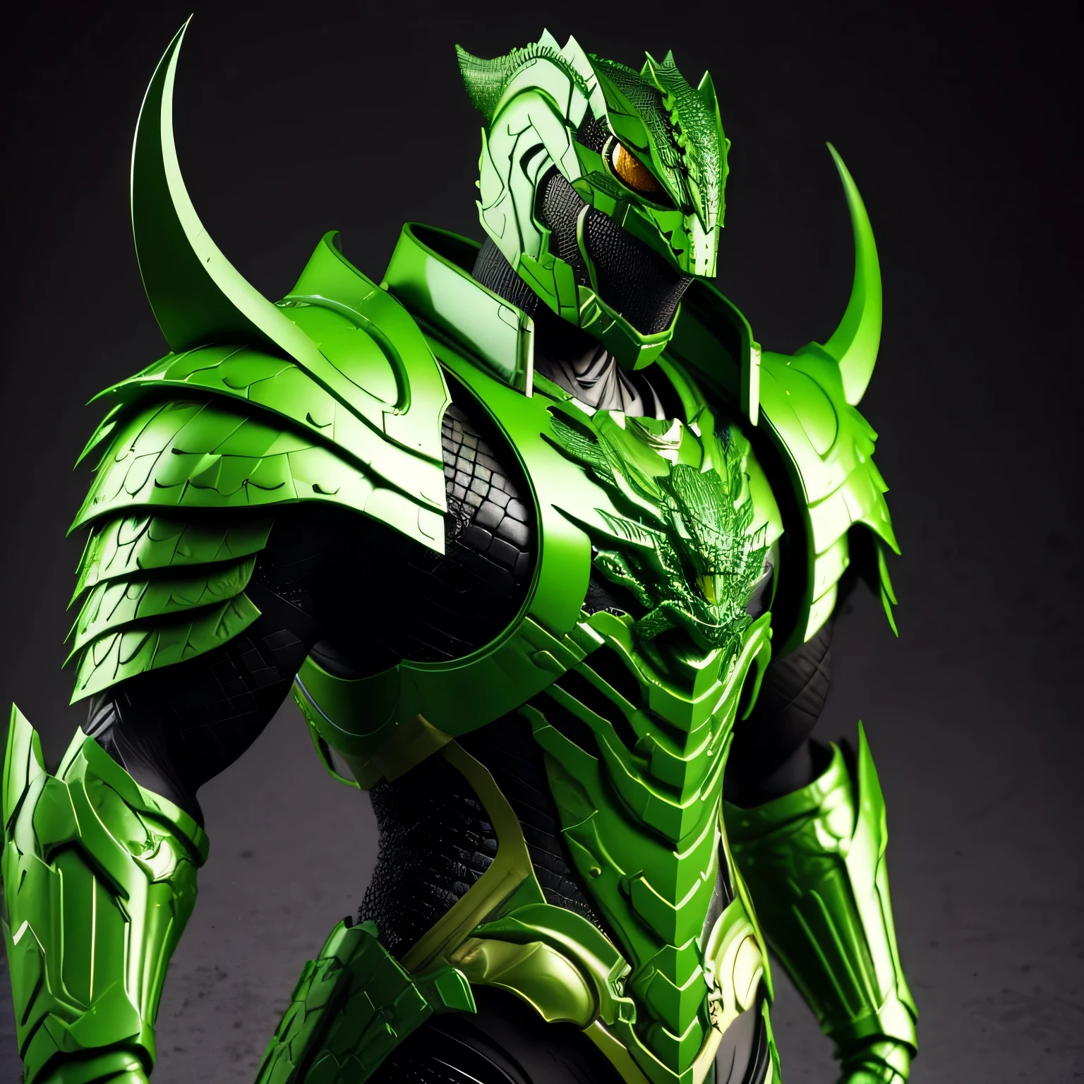 best quality)), ((masterpiece)), (detailed), perfect face, White and Green, Alligator Kamen Rider, Swamp background, Single person, Sleek Alligator Armor, Full Body, Alligator Base, Kamen Rider, 1 male, Carnivore Armor, Scales