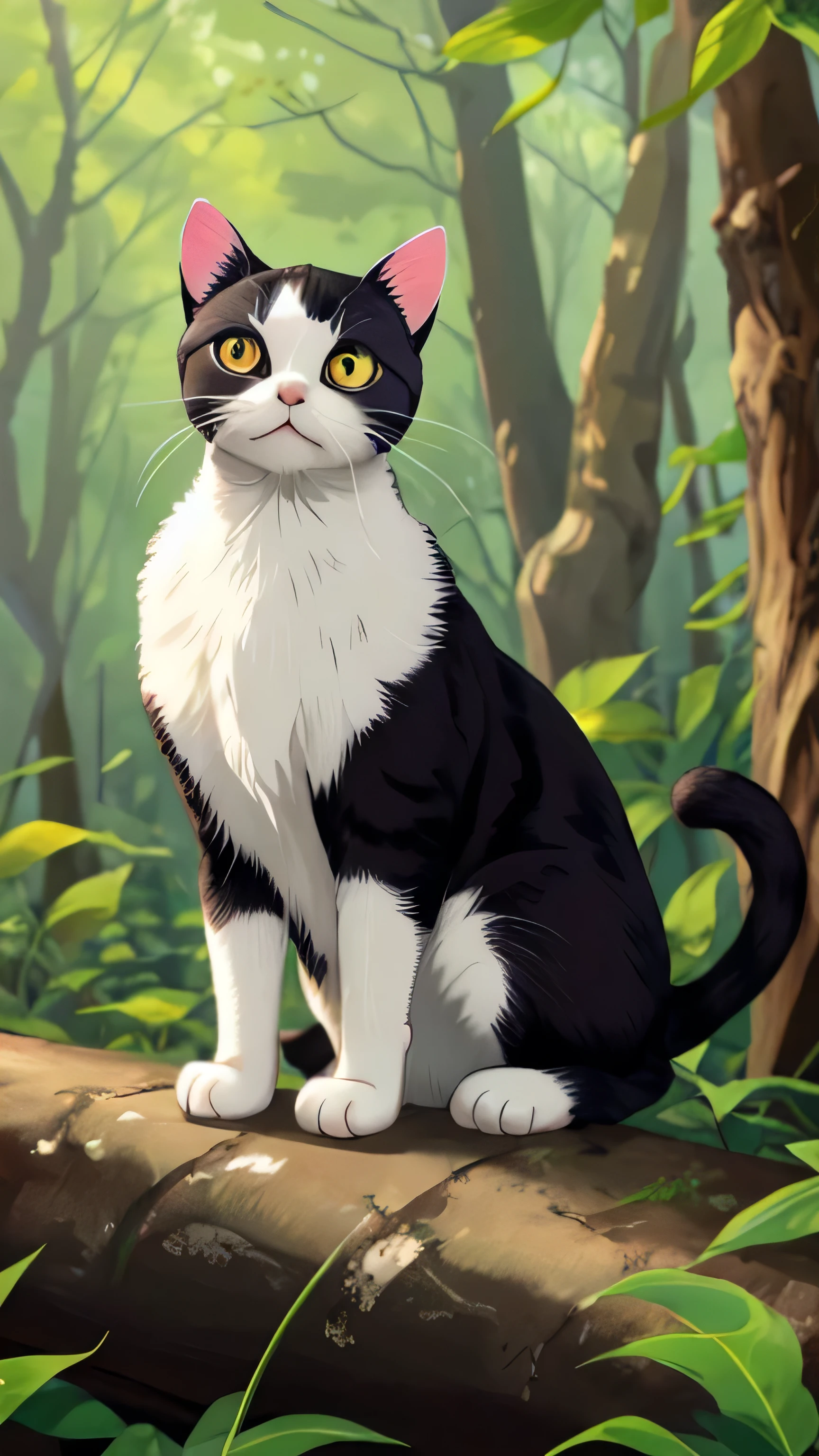 Persia cat,orange,cute,Forest