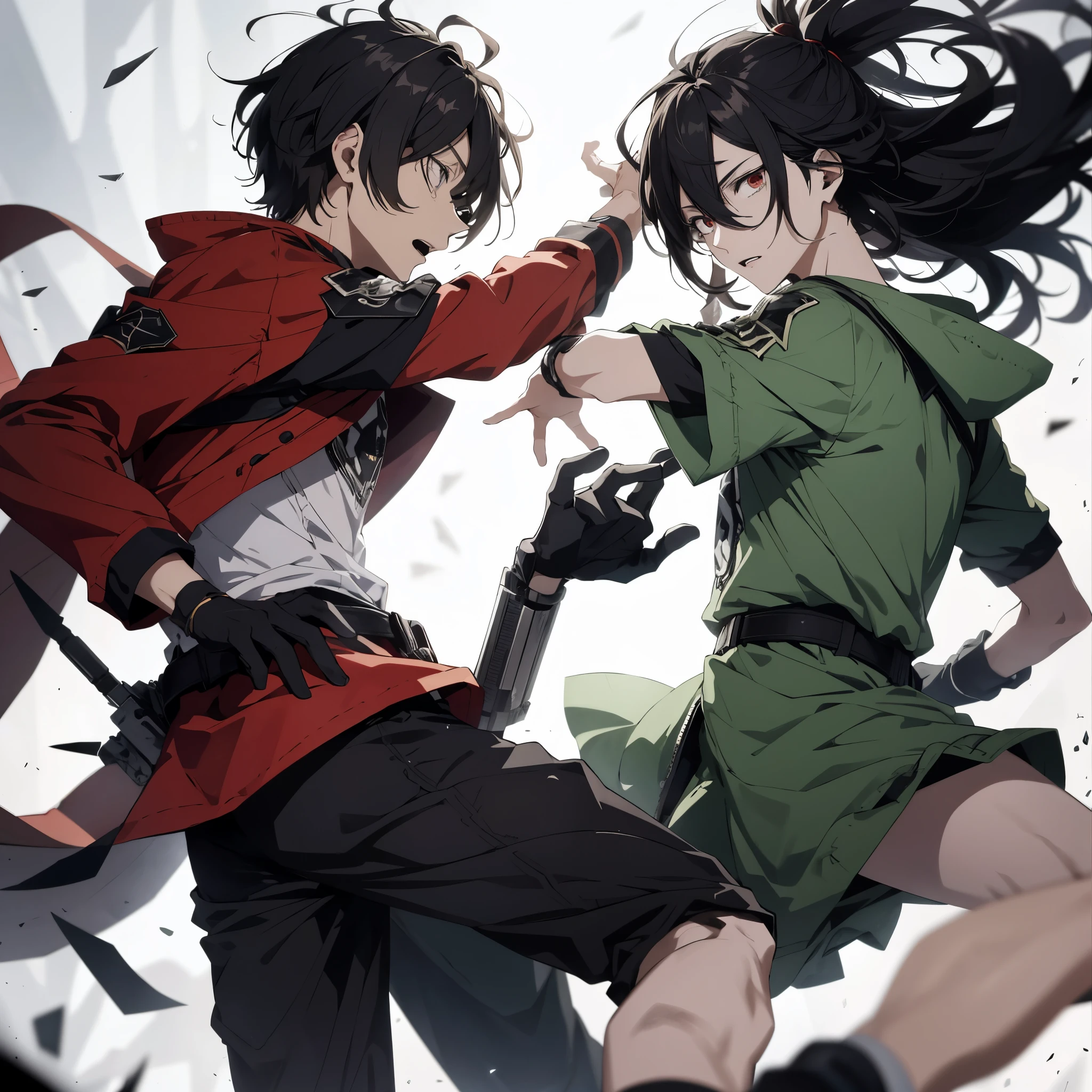 In this anime, the male characters are depicted with monotonous designs and expressionless faces, their features blending into the background and failing to distinguish themselves or leave a lasting impression. The animation is disappointing, marked by jagged movements and poorly orchestrated fight scenes, lacking the spark and excitement necessary to evoke feelings of thrill or suspense. The narrative focuses on overworn themes and outdated tropes, offering little novelty to captivate the audience. The dialogue is filled with cringe-worthy one-liners and desperate attempts at humor, falling flat and missing their mark. The production value is subpar, with the entire production exuding an unrefined and shabby appearance, a far cry