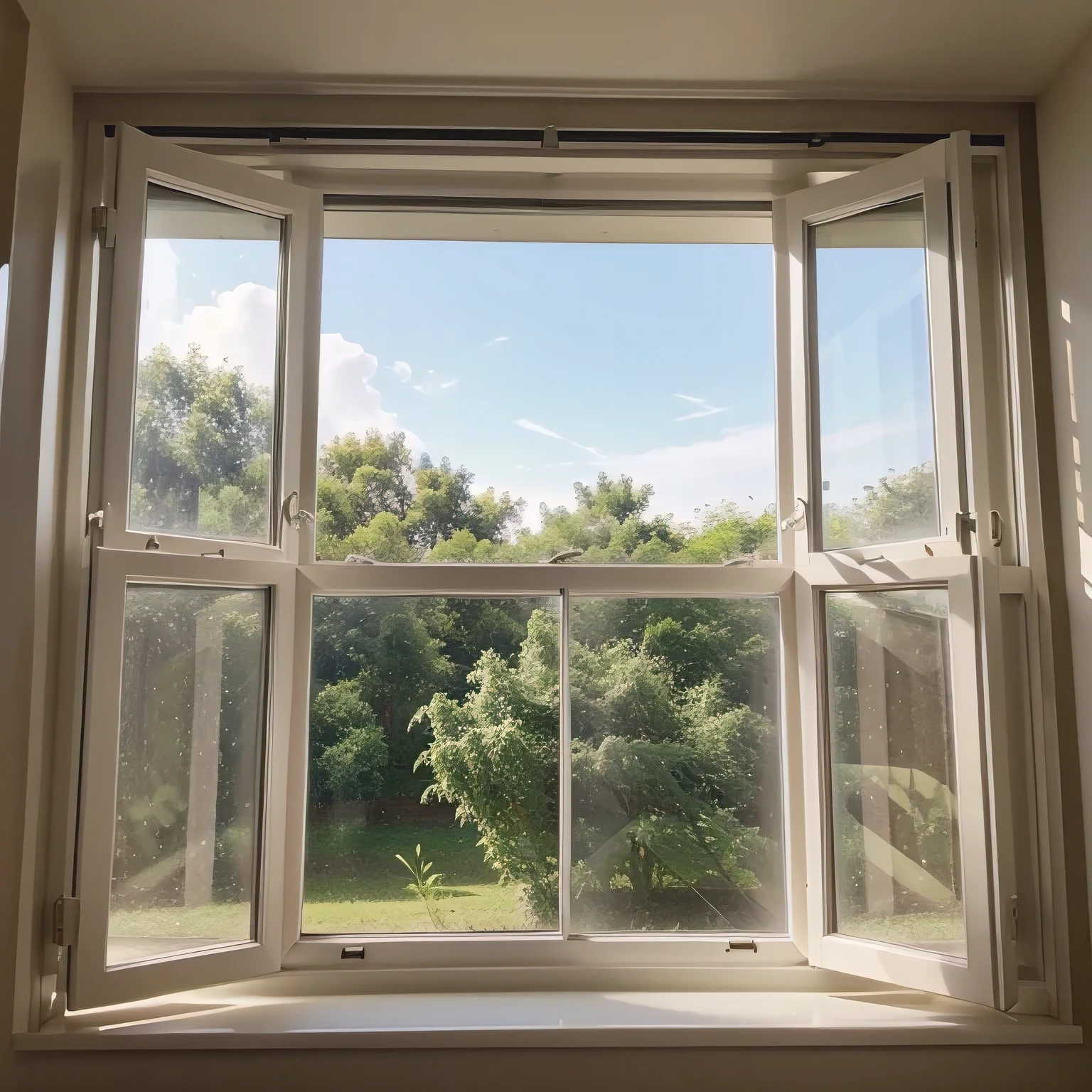 A window which size is length 2.5cm and height 4.5cm