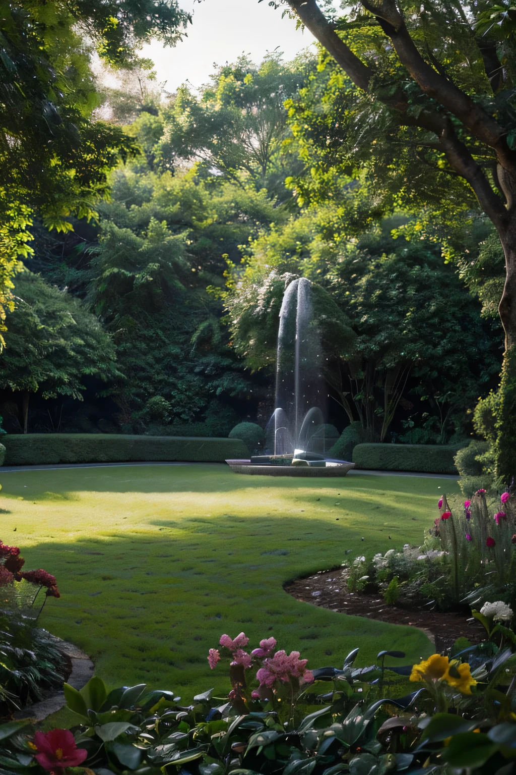 The Enchanted Garden is a place of pure magic and wonder, repleto de cores vibrantes e vida exuberante.