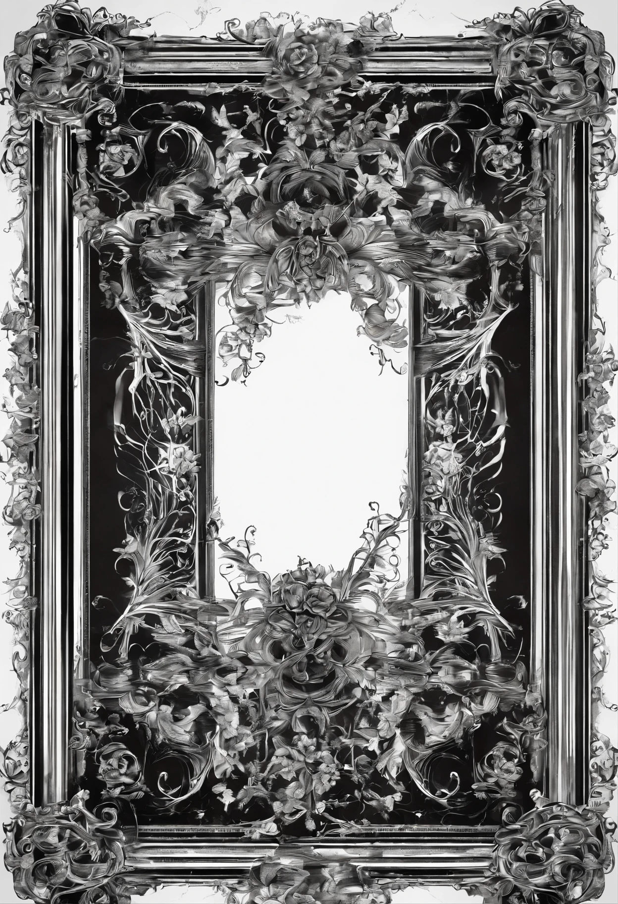 Gothic Frame, roses
