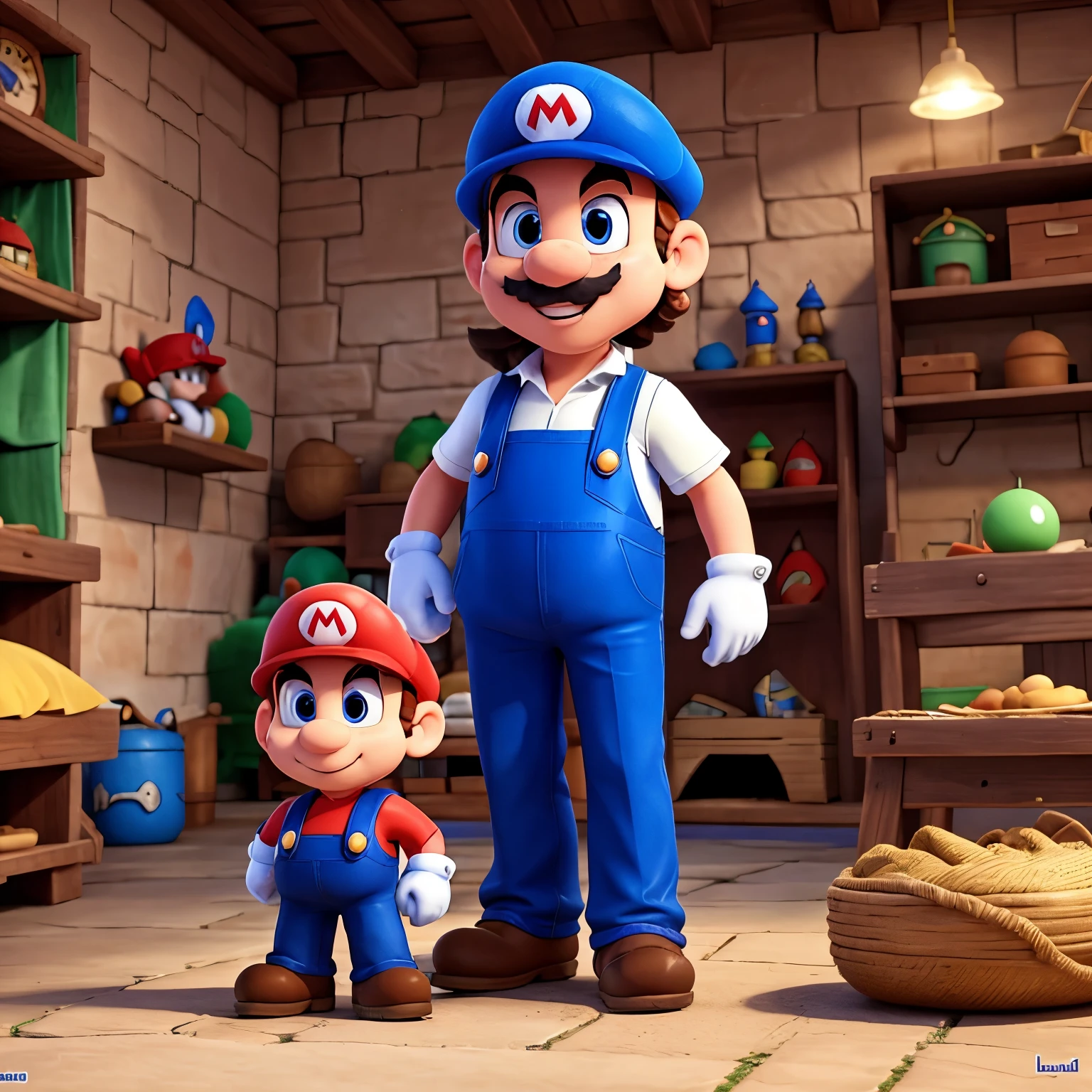 Mario con Luigui