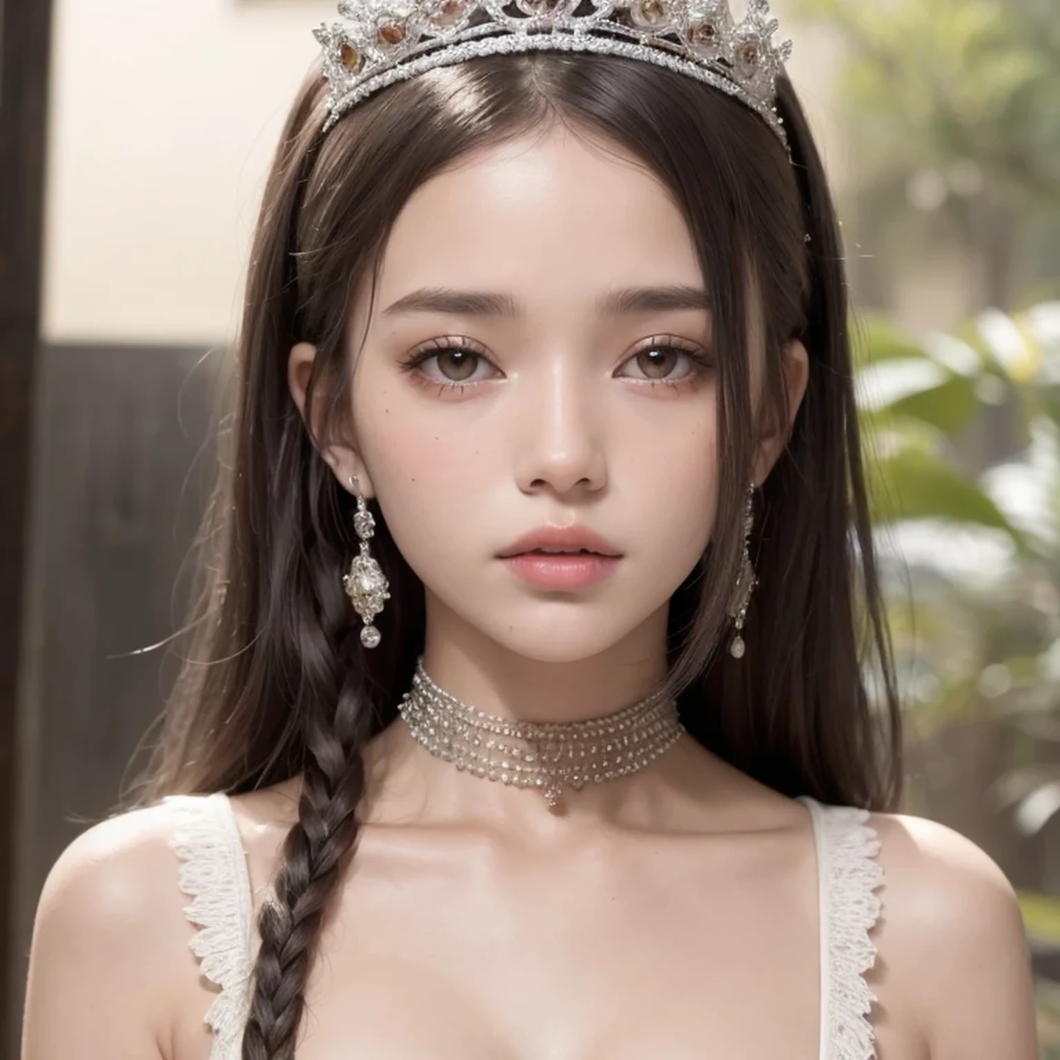 a close up of a college student wearing a tiara and a dress。,(((side view))), portrait sophie mudd, portrait of barbara palvin, wearing a light grey crown, wearing tiara, barbara palvin, wearing a tiara, wears a light grey crown, julia gorokhova, posing in leotard and tiara, young goddess, diadem on the head,arafed woman in a white dress standing in the desert, portrait sophie mudd, gorgeous young model, anna nikonova aka newmilky, soft portrait shot 8 k, beautiful female model, photo of a beautiful woman, portrait of a beautiful model, extremely beautiful face, beautiful model, very pretty model, tanned beauty portrait, covered in sand,photo of a college student, in Desert Color Coarse Linen Pink,Desert Color Coarse Linen, (freckles:0.8) cute face, sci-fi, dystopian, detailed eyes, Heterochromia eyes((Side view))(Lunar soil)((a beautiful fantasy empress))