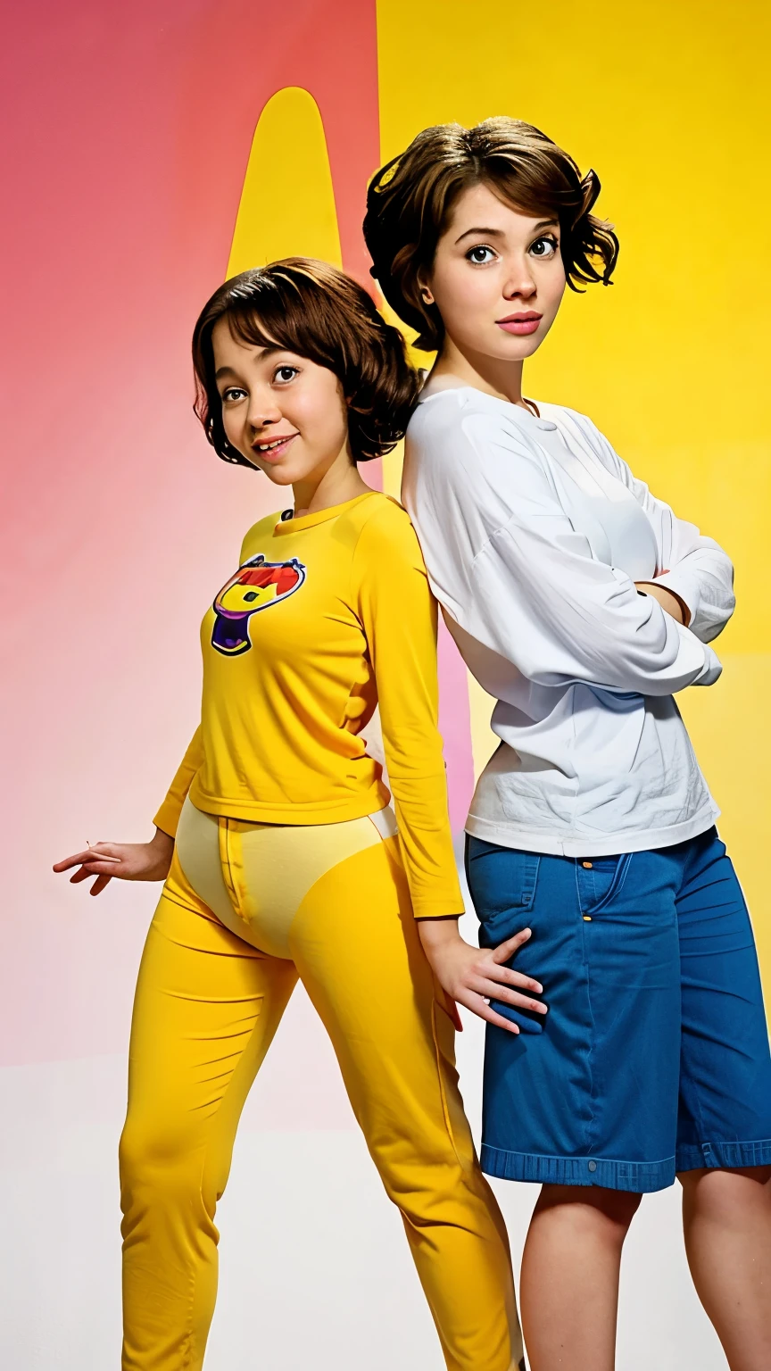 Pixar cartoon 2 people girls