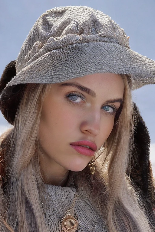 Modelo femenina de fama mundial vistiendo ropa de moda Chanel,(pelo largo plateado:1.37),(ojos azules brillantes:1.3),(ropa azul:1.3) Clear photographs of facial features.,arte conceptual del personaje,Photography,una hermosa pintura de Cy Twombly,Frida Kahlo,Alphonse Mucha,Obra maestra,dreamlike,Autor:James Balogh,renderizado por octanaje,corona renderizada,render de quixel megascans,Alto detalle,hiper calidad,high resolution,tendencia en artstationh,hiper fotorrealismo,Arte fino,imaginativo,de otro mundo,era de Hielo, Autor:Owen Blumenfeld,Autor:Anne Brigman,16k,fotorrealista,Photorealism,magical realism,,era de Hielo,Ethereal fantasy, Autor:pablo barson,Autor:Owen Blumenfeld,petra collins,enigmatic atmosphere,Image via Bradford Young, profundidad de campo (grados de libertad),tiro a la cintura(Ws),de cerca,,era de Hielo,Beautiful lighting, --RA 3:4 - en 5.2-upbeta