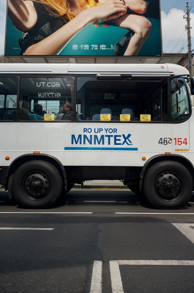 A poster for a bus that promotes a pill that cures any discomfort and illness in the form of a meme