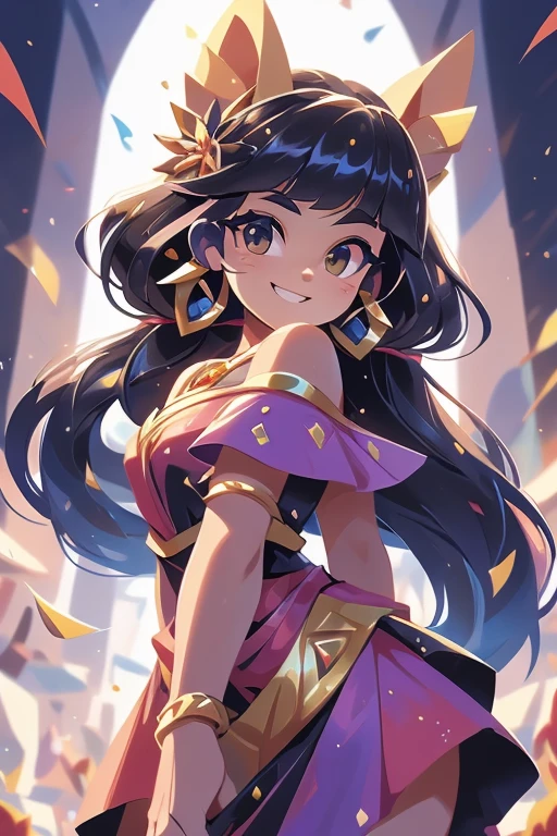 Jobria, asas de anjo, Mulher bonita, (realista), luz de fundo, fundo preto, black saia, black luvas, cabelo preto, sorriso, Tiro de vaqueiro, saia, brincos, cabelo solto, luvas, gold brincos, gold arco de cabelo, flor de cabelo, Hair accessories, ((arco de cabelo)), joia, light particles, Cabelo longo, look at the audience, off-the-shoulder saia, Estilo ombro a ombro, petal, rocha de borda, sozinho, Espinho, vestido muito lindo, Pano dupla face, ((obra de arte))

