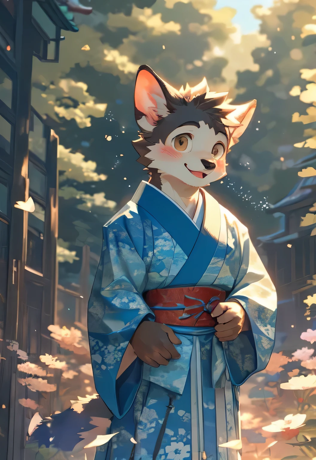Turn into a big furry tail