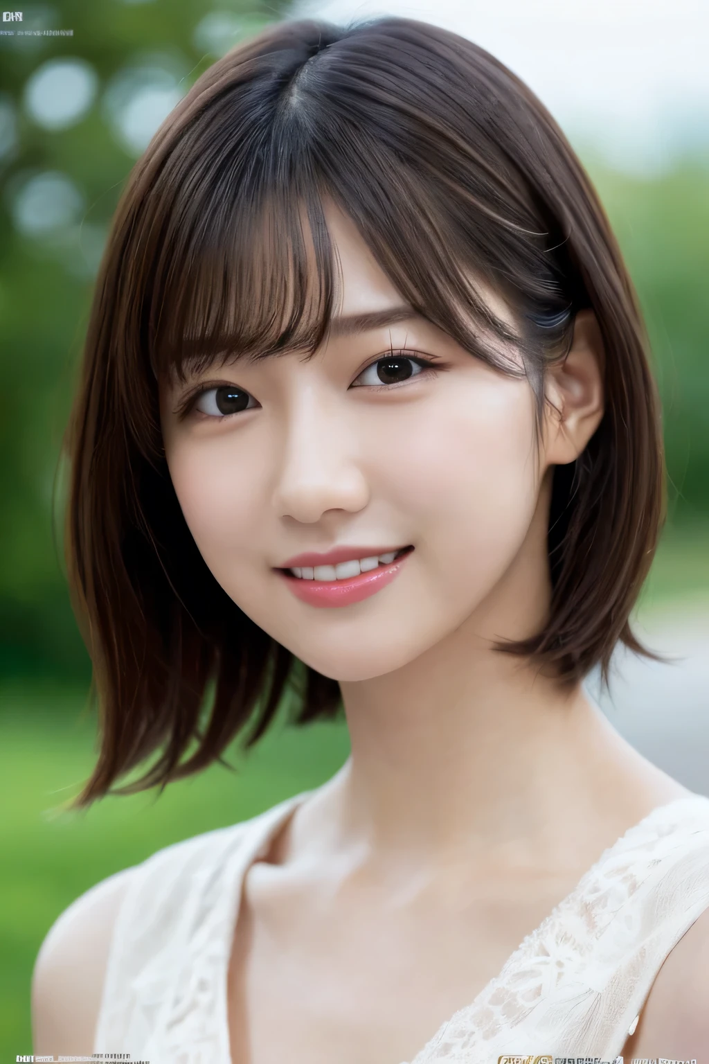 One Girl, (Wear stylish spring clothes:1.2), (Beautiful Japanese idol portrait photos),
(Fashion magazine photography:1.3), 
(RAW Photos, highest quality), (Realistic, photo-Realistic:1.4), masterpiece, 8K Portrait,
Very delicate and beautiful, Very detailed, 2k wallpaper, wonderful, In detail, Very detailed CG unity 8k wallpaper, 
Very detailedな, High resolution, 
Soft Light, Beautiful detailed girl, Very detailed eyes and face, Beautiful and sophisticated nose, Beautiful details,
Cinema Lighting, Perfect Anatomy, 
Slender body, Flat Chest, Semi-short hair, Parted bangs, Bokeh, Dynamic Angle, A light smile,