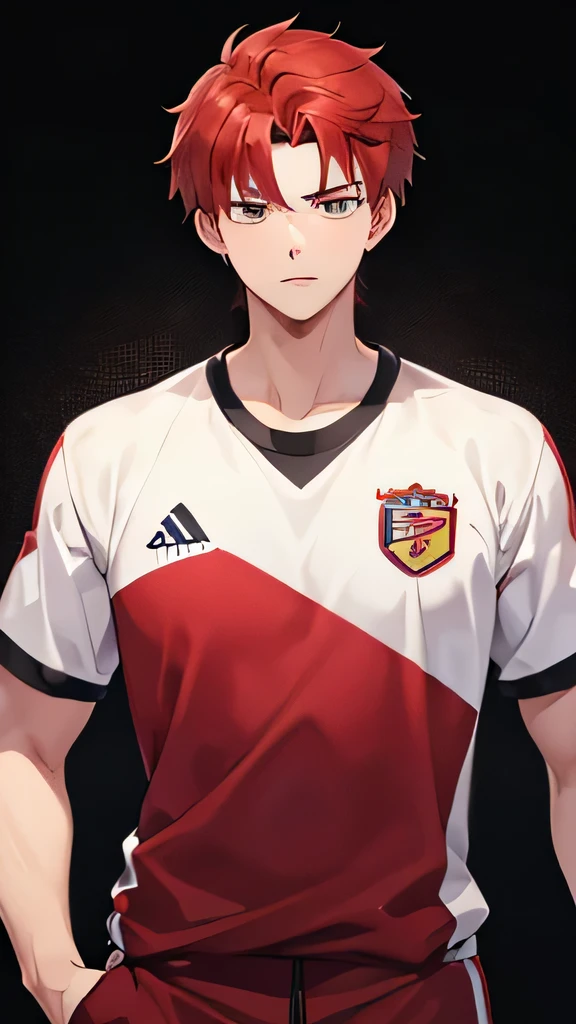 Beautiful, clear, highest quality images 19 year old boy (red hair) Be an athlete (Looks like a handsome adult.)