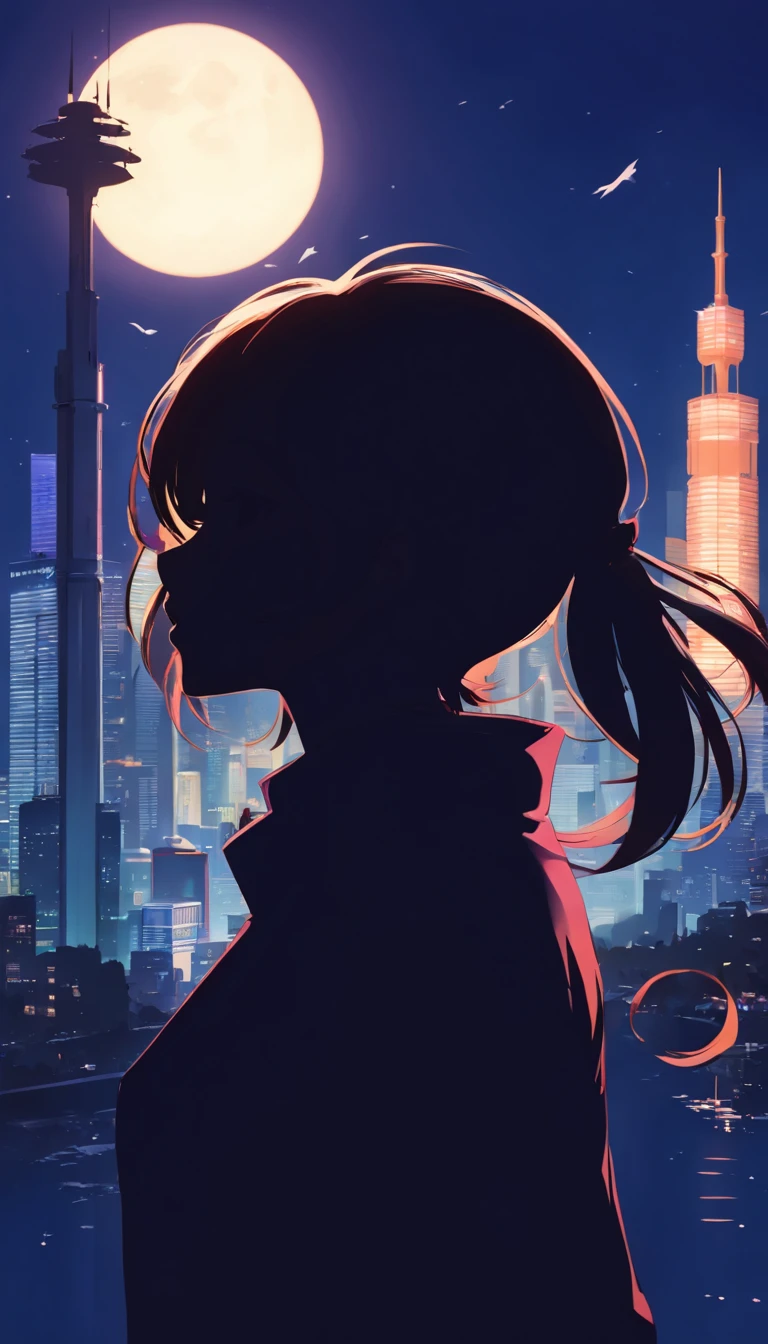 (Silhouette Art,cutouts:1.6)
(((Paper cutting art,A world where only black exists:1.3)
1 girl,Solo,
Straight Hair(long hair Girl,profile:1.2),white, Clear and beautiful face,Black 、Full Moon Behind,Long Hair,Very long hair break
(amarelo Red:6.1)
Textured glass background,