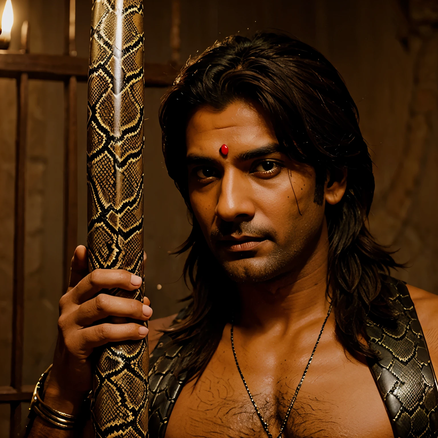 arafed young man in a fur-fringed leather loincloth in a jungle, shirtless :: high detail, in the jungle, in a jungle, loincloth, male warrior, amazon warrior, in a jungle environment, wearing loincloth, mid-shot of an attractive male deity, shirtless, loin cloth, in jungle, male photography, bicep cuff jewelry, polished tooth necklace, multiple beaded bracelets, photo-realistic, slim body build