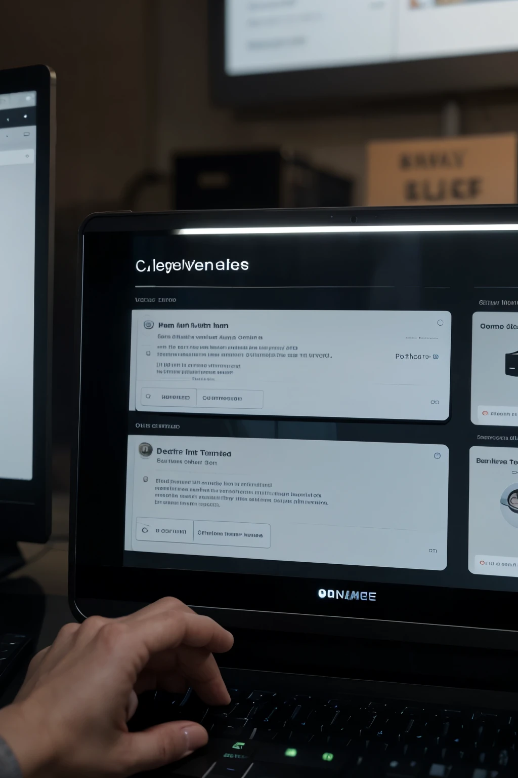 This is a UI display interface of a client terminal,There is a sign-in button on the interface,Mainly guide customers to click sign in to register information