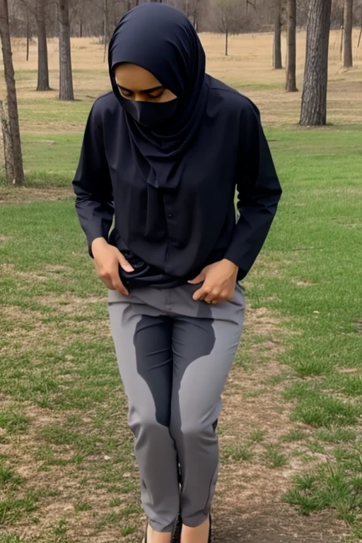 hijab peeing pants