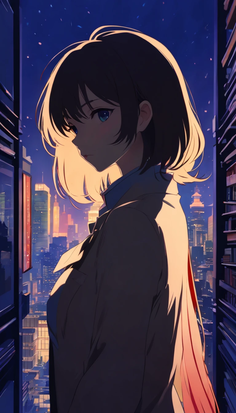 (Silhouette Art,cutouts:1.6)
(((Paper cutting art,A world where only black exists:1.3)
1 girl,Solo,
(Girl,profile:1.2),white, Clear and beautiful face,Black ,Long Hair,Very long hair
(amarelo Red:6.1)
Textured glass background,book,library